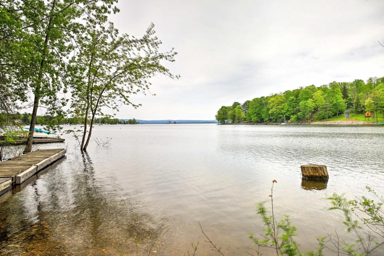 Mayfield Home With Private Dock On Lake Sacandaga! Broadalbin Exterior foto
